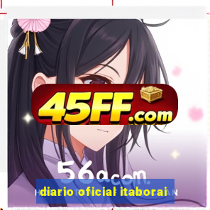 diario oficial itaborai